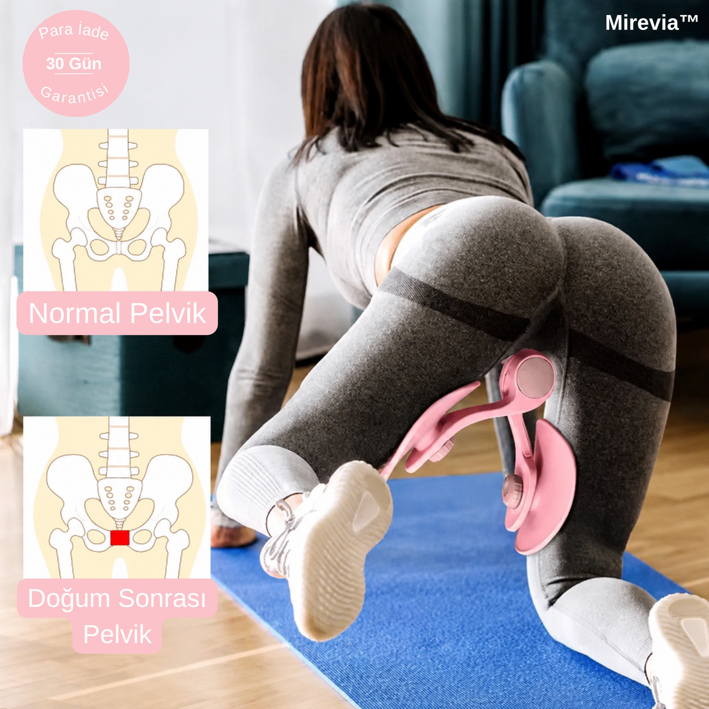 Mirevia Fit™ Pelvik Bölge Egzersiz Aleti